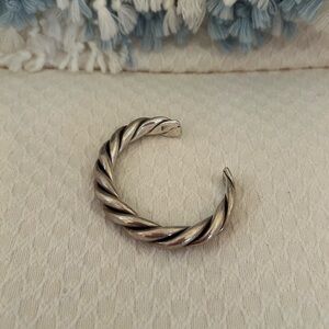 Sterling Twisted Cuff Bracelet